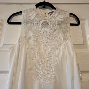 Chelsea 28 ivory blouse. Size Medium.